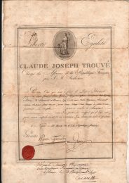 1797 Claude JosephTrouve'incaricato affari presso S.M.Sicilia