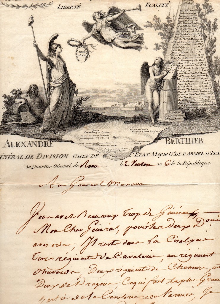 1797 ril a Roma Generale Berthier