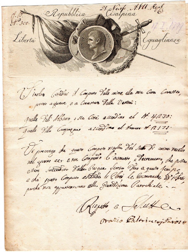 1799Repubbliva Cisalpina Scandiano en tete Iunius Brutus