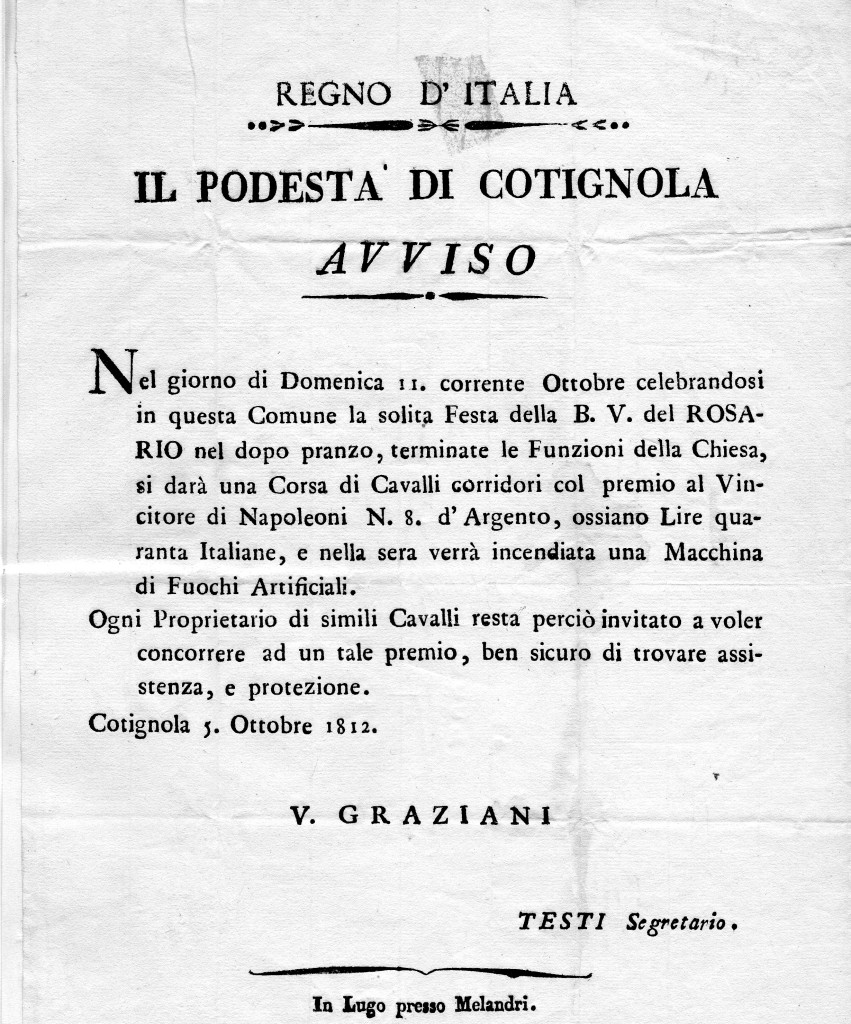 1812 rila Cotignola