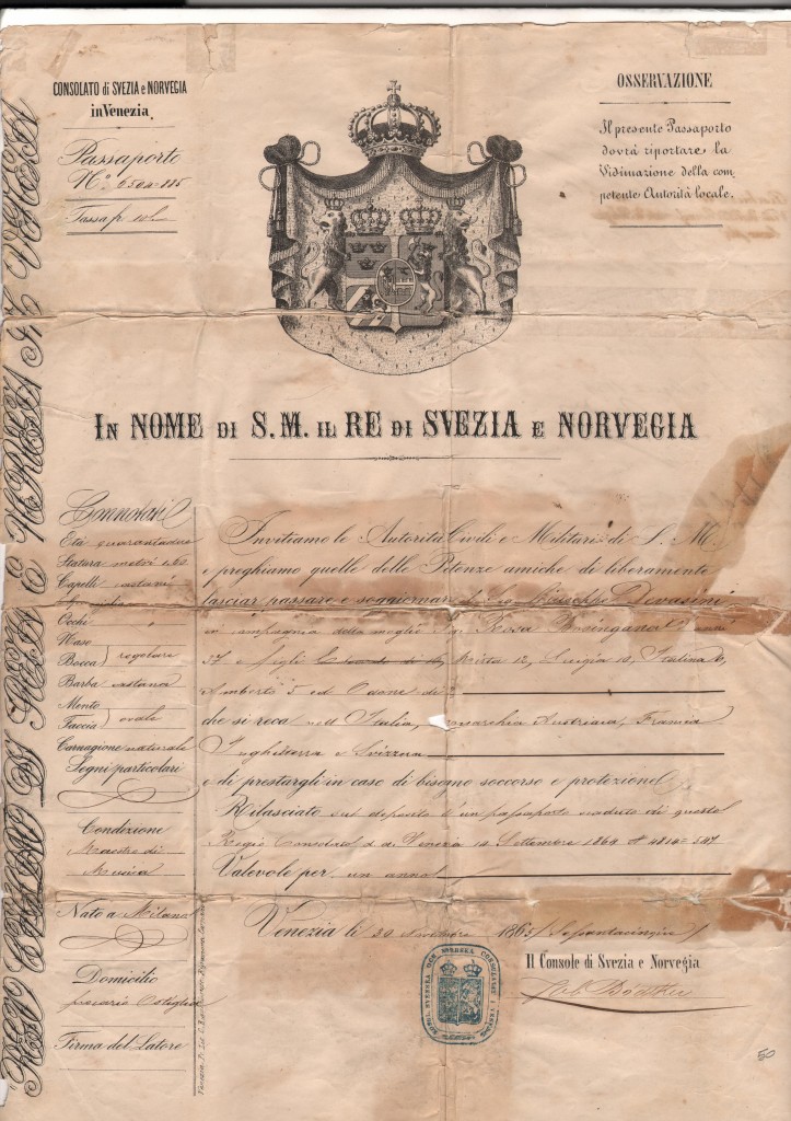 1865 ril a Venezia
