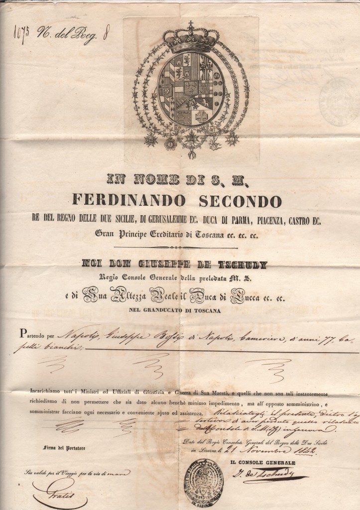 1842 ril a Livorno x Napoli