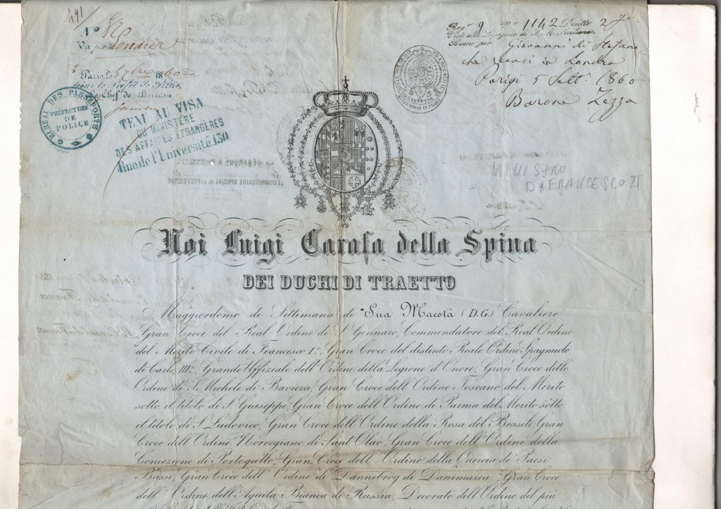 1860 Noi Luigi Carafadella SpinaDei Duchidi Traetto Rilasciato Potenza (3)