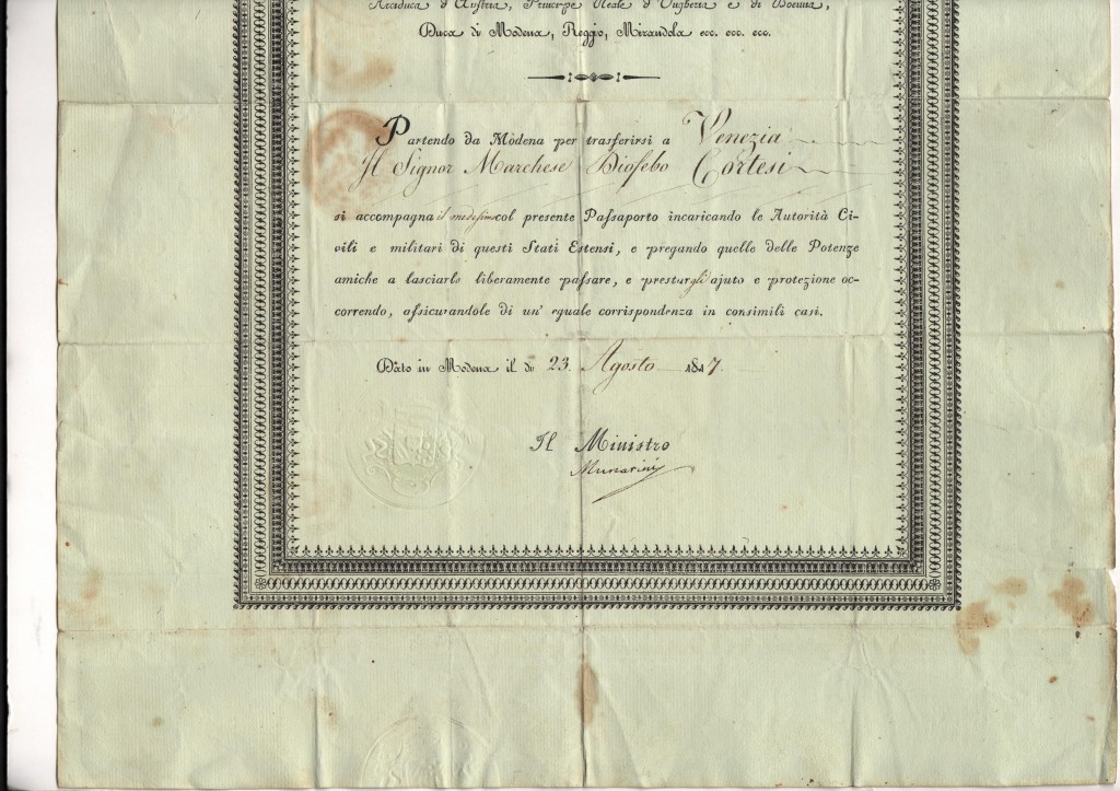 1817 Francesco IV Duca di Modena Reggio Mirandola ril a Modena