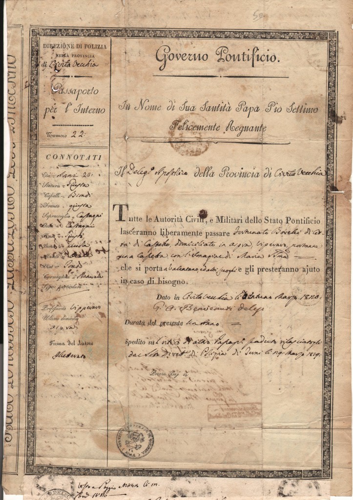1820 Civitavecchia
