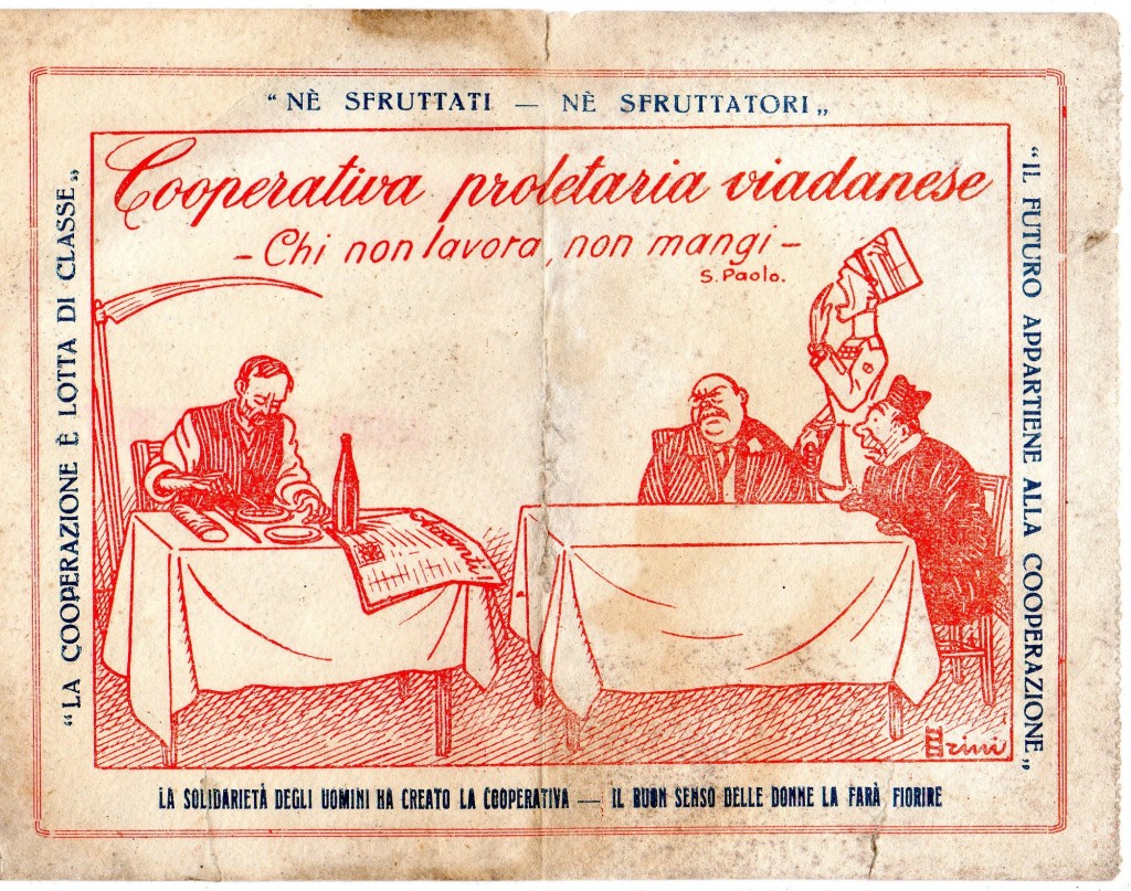 1919 Coop Proletaria Viadanese Dis.Scalabrini
