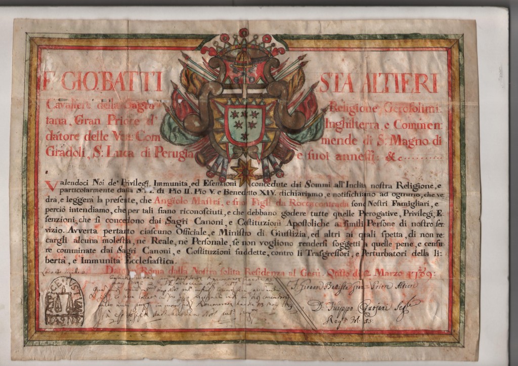 1786 a firma ''F,Giobattista Altieri '' Rome (2)