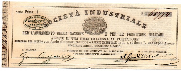 1860Soc. per L'Armamento della Nazione Preside Garibaldi