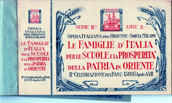 192 Opera Italiana Pro Oriente -Sofia Milano--II Celebrazione del Pane Offerta di L.2