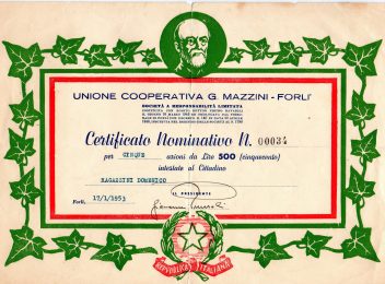 1953 Unione Coop. g.Mazzini Forli