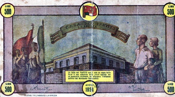 1954 Casa del Partito La Spezia da l. 500