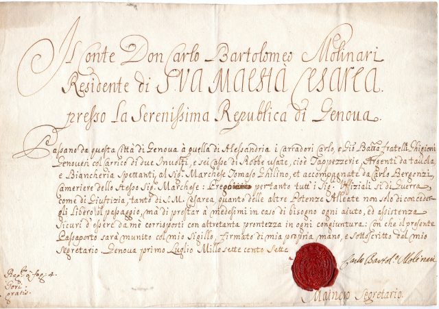 1707 Genova serenissima
